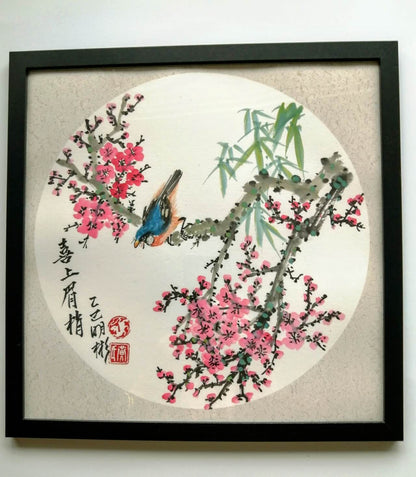 Harmony of Plum Blossoms and Birds